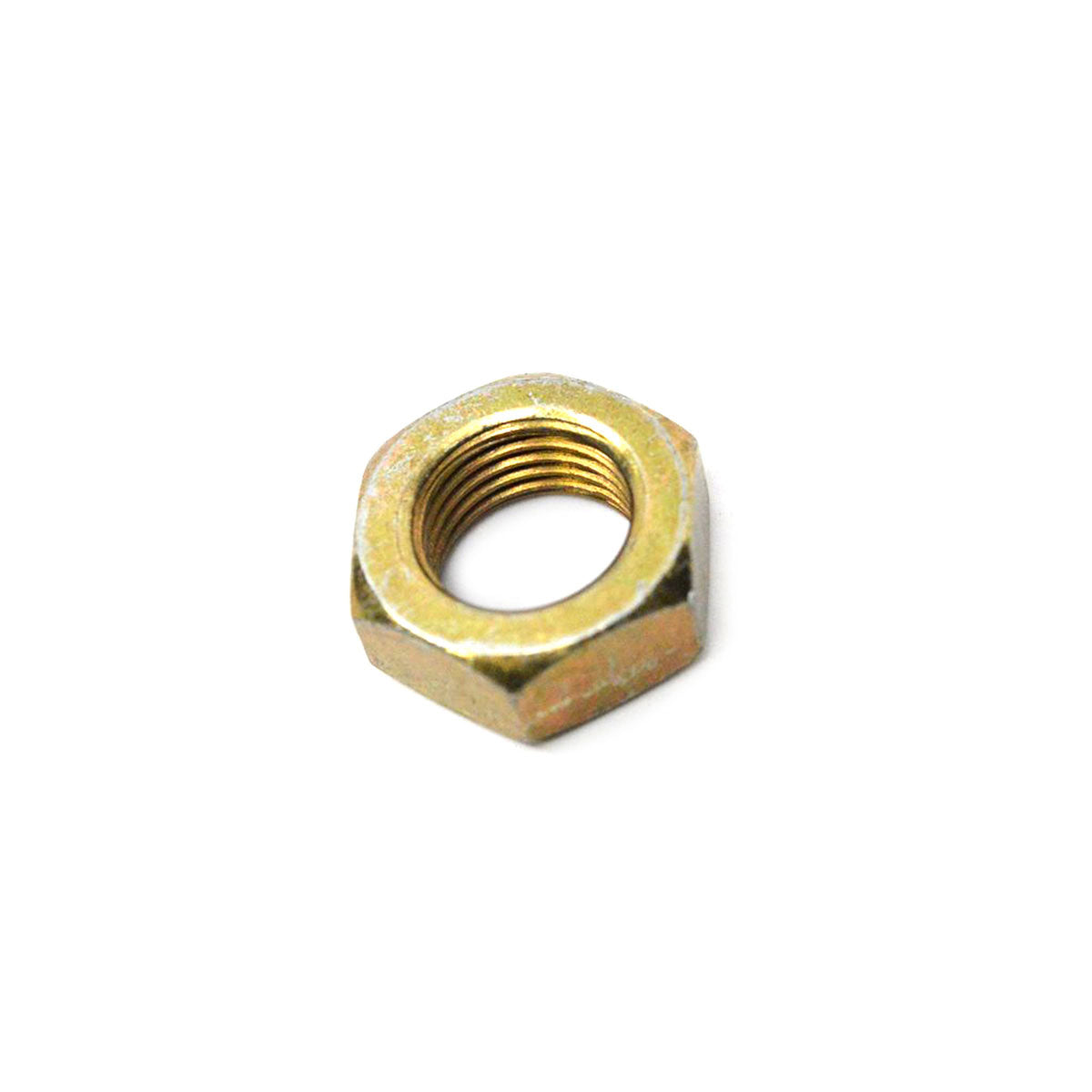 S04020-28 – SCAG 1/2"-20 UNF-2B Left-Hand Jam Nut, Zinc (Genuine OEM Part)