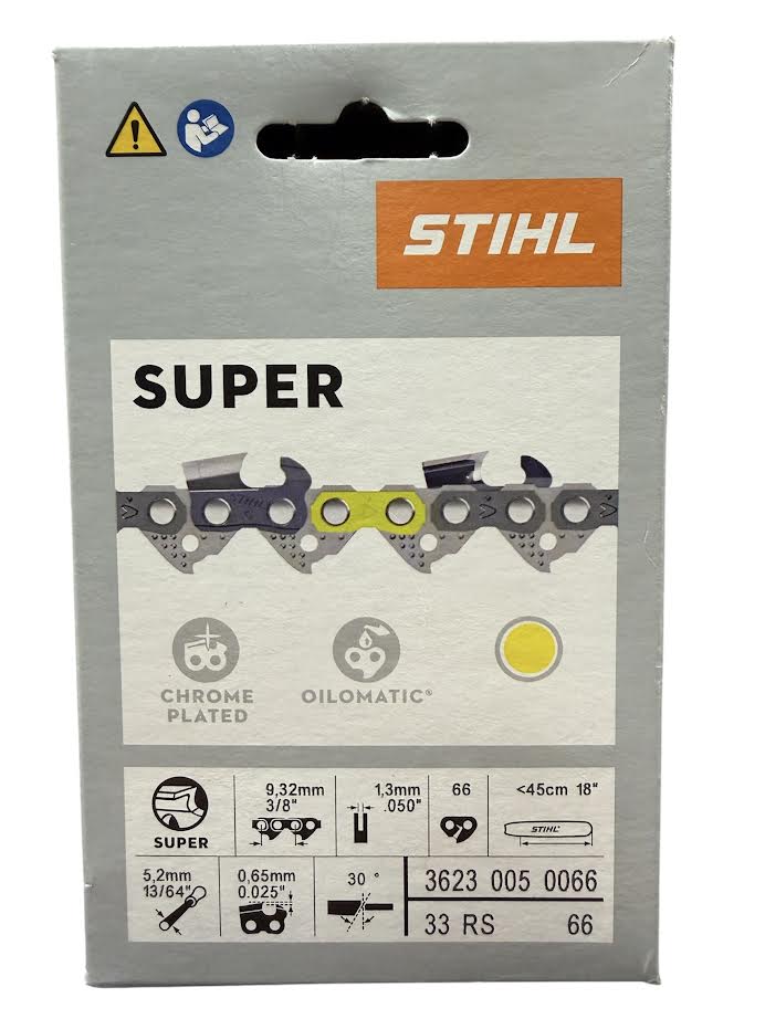 3623 005 0066 Stihl 33RS 18" Chainsaw Chain — 66 Drive Links Rapid™ Super Genuine OEM Part