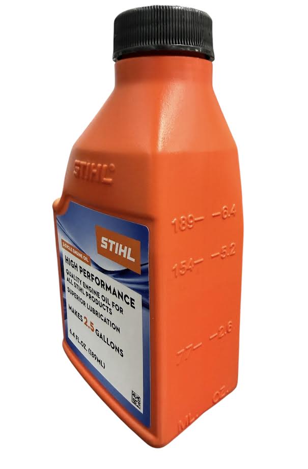 0781 319 8015 – 2-Cycle Engine Oil, 6.4 oz, Makes 2.5 Gallons, Orange Bottle – STIHL Genuine OEM