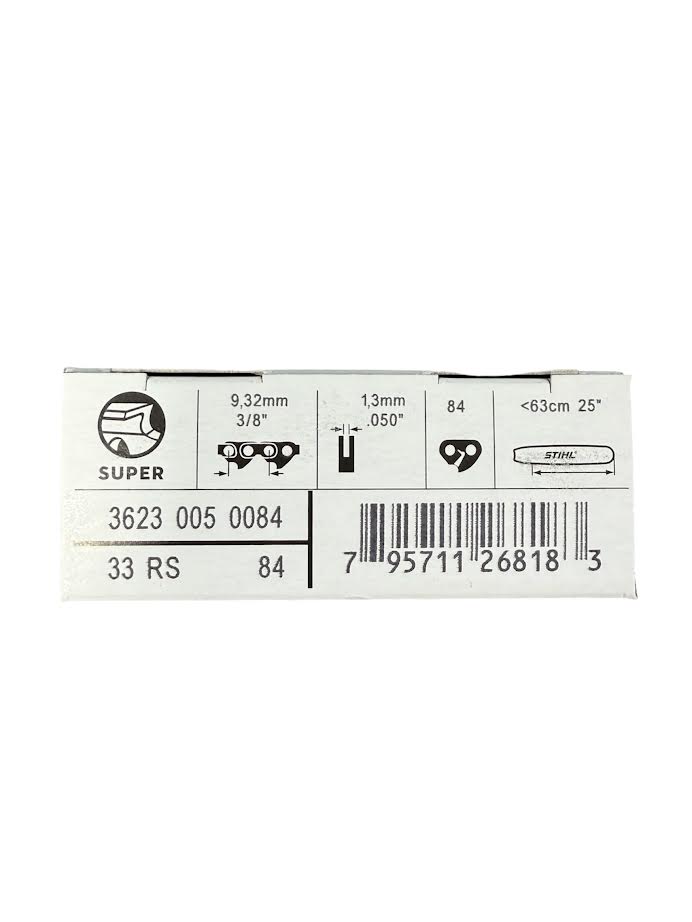 3623 005 0084 Stihl 33RS 25" Chainsaw Chain — 84 Drive Links Rapid™ Super Genuine OEM Part