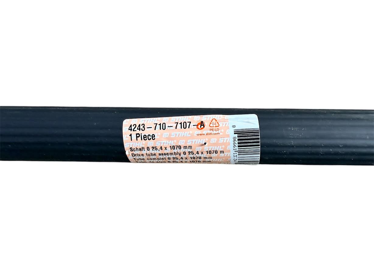 4243 710 7107 STIHL Drive Tube Assembly Ø 25.4 x 1070 mm – Genuine OEM Shaft Housing Part