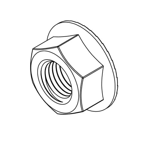 12990106 NUT, FLANGE, 7/16-20 P8