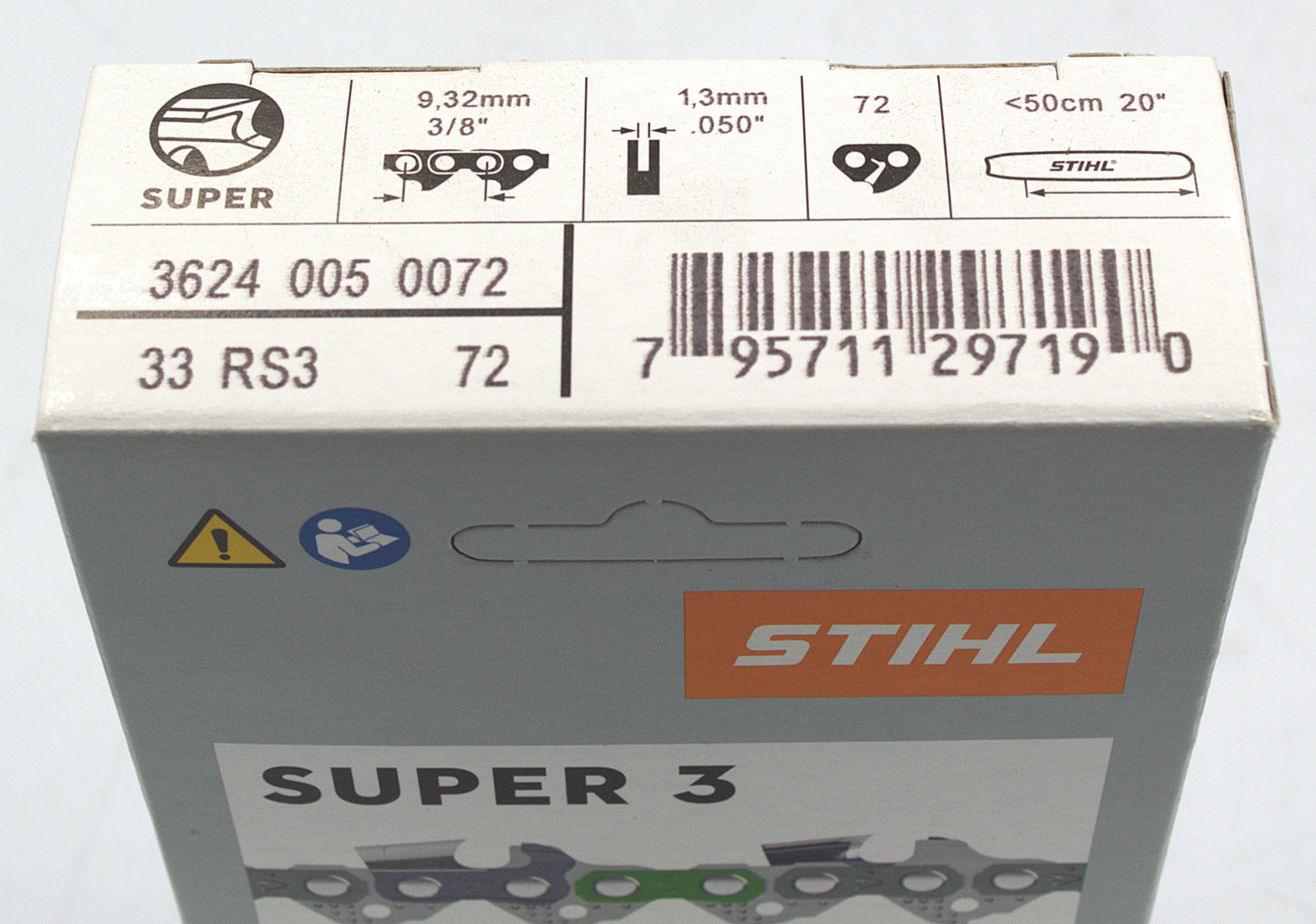 3624 005 0072 – STIHL 33RS3 72 Rapid Super 3 Chainsaw Chain (Genuine STIHL OEM Part)