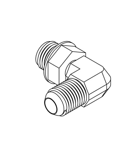 35410007 Straight Thread O-Ring Elbow - 3/8" Fitting