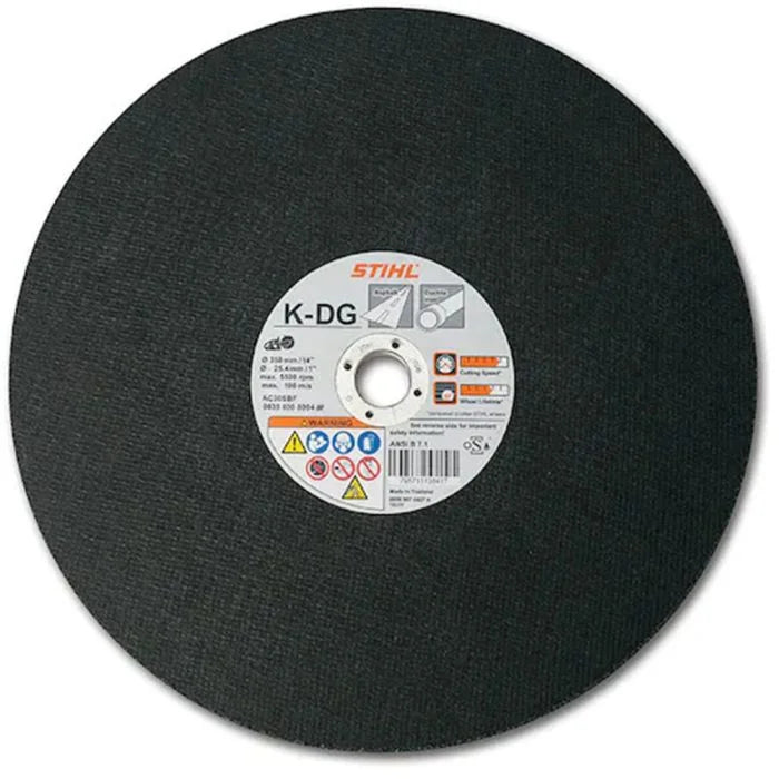 0835 030 8002 – STIHL 16" Asphalt & Ductile Iron Cut-Off Wheel (Genuine STIHL OEM Accessory)