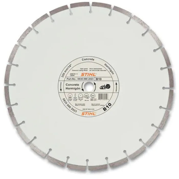0835 090 8053 – STIHL 16" B10 Economy Abrasive Cut-Off Wheel (20mm Arbor)