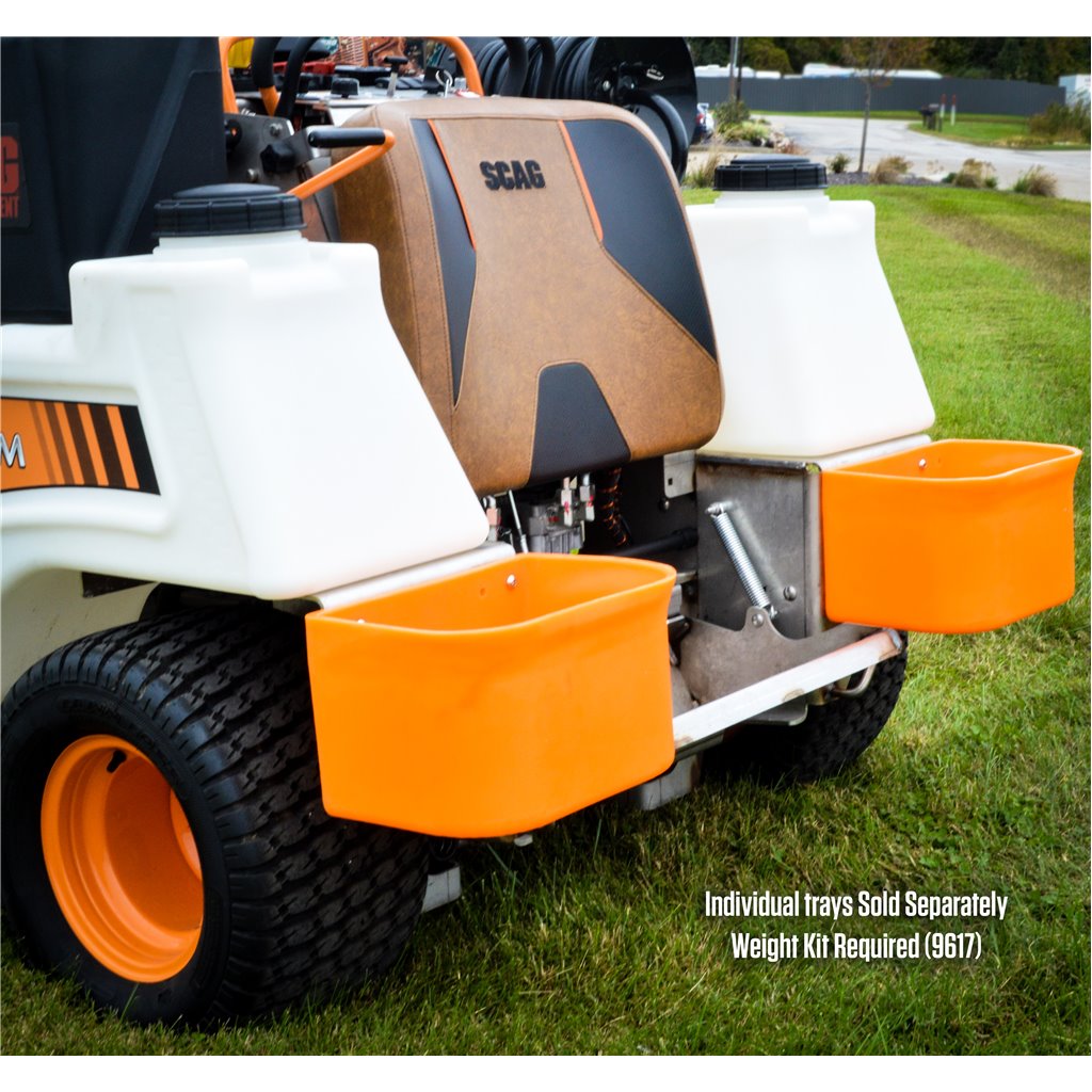 Scag G9616 Turf Storm Rear Storage Trays – Genuine OEM Rear Storage Accessory (Requires S9617 Weight Kit)