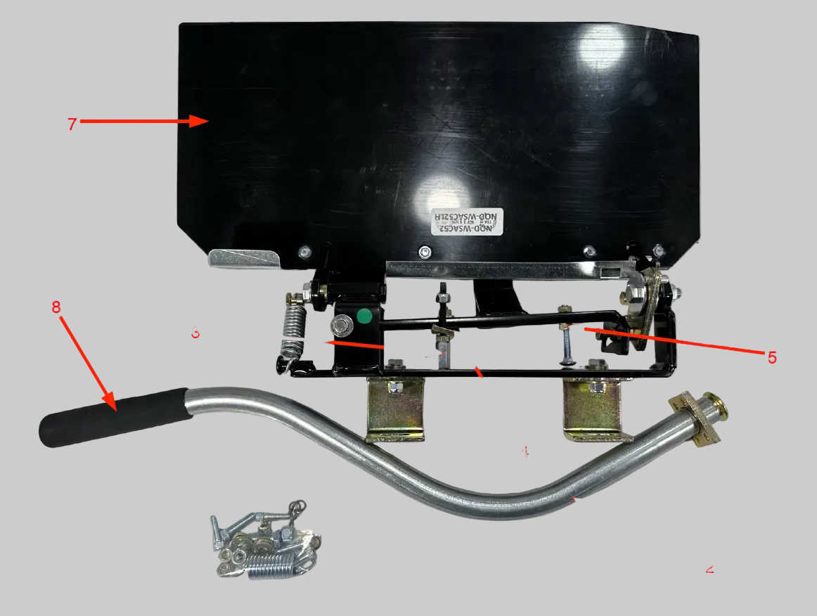 NQD-WSAC52LH QWIKCHUTE Discharge Chute Control Kit