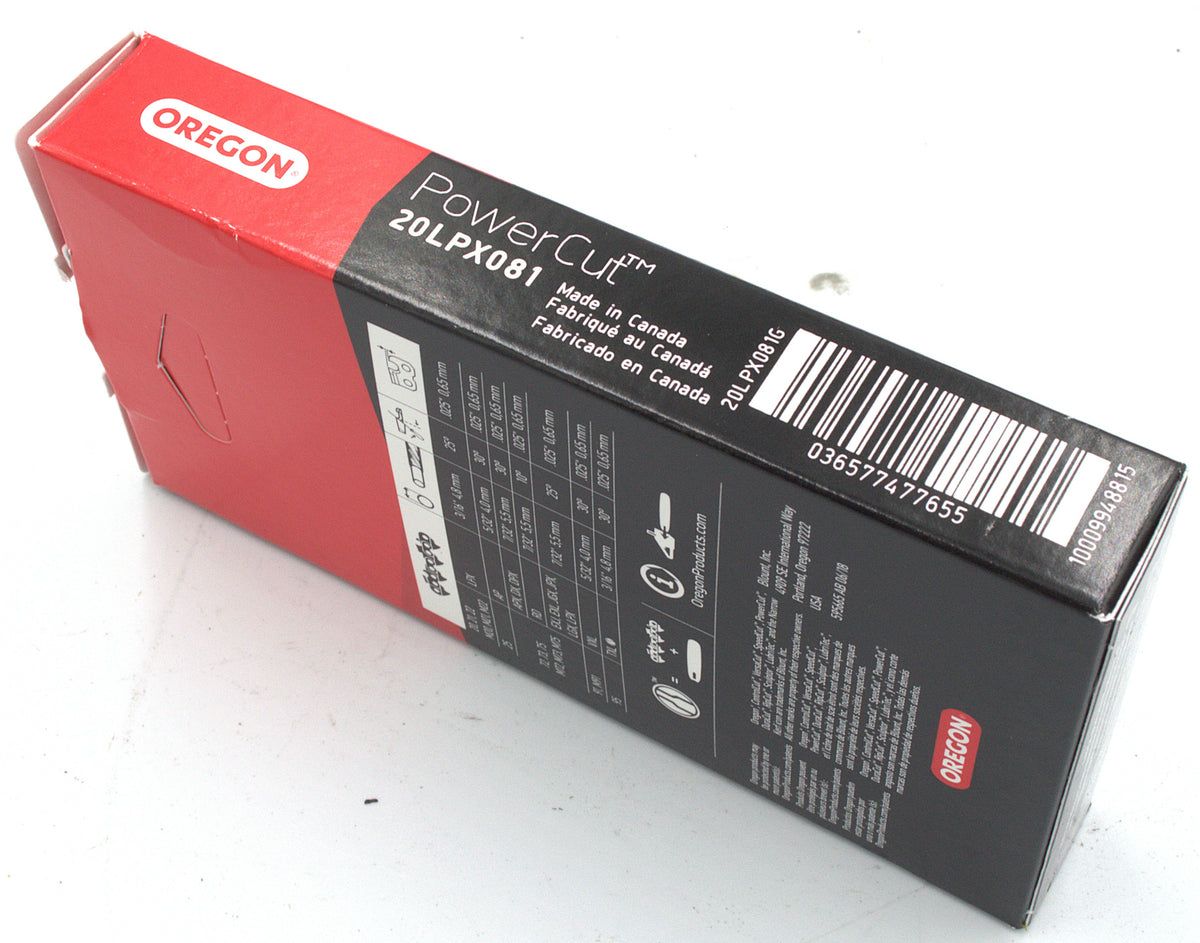 20LPX081G Saw Chain | Oregon PowerCut .325" .050" 81 Drive Links