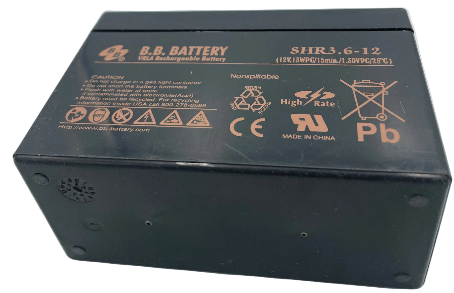 Toro 127-0694 12V 3.6Ah Sealed Wet Battery – Genuine OEM Replacement