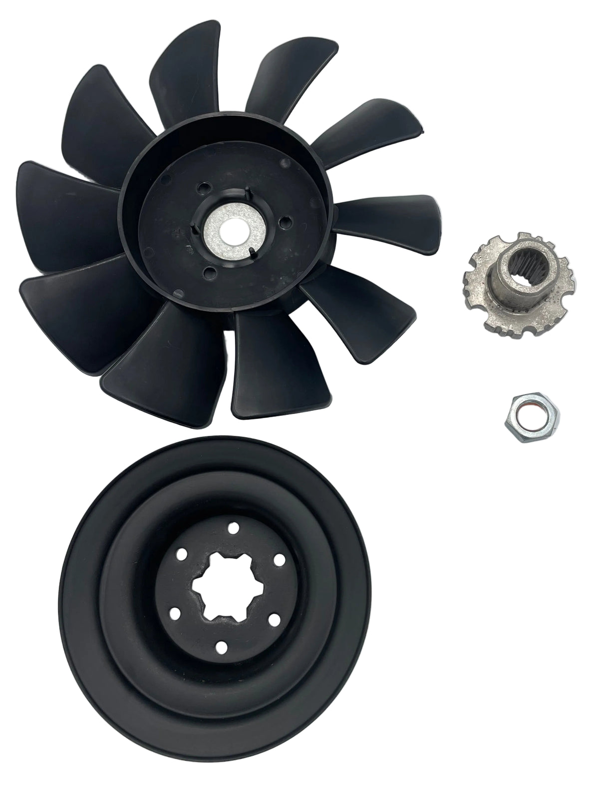 Hydro-Gear 72659 Fan & Pulley Kit | Genuine OEM Cooling Fan and Pulley Kit for Hydrostatic Transaxles