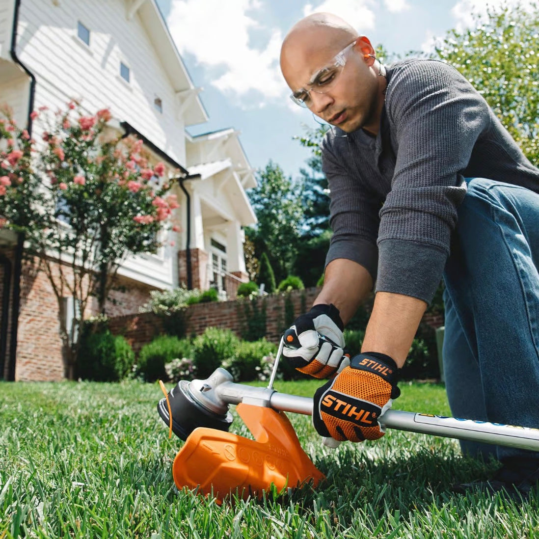 4180 200 0471 STIHL FS-KM Line Head Attachment Part# 41802000471