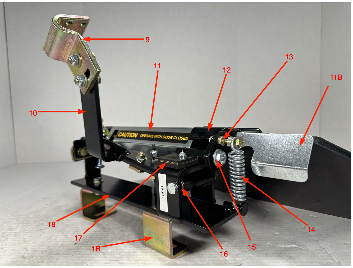 NQD-WSAC52LH QWIKCHUTE Discharge Chute Control Kit