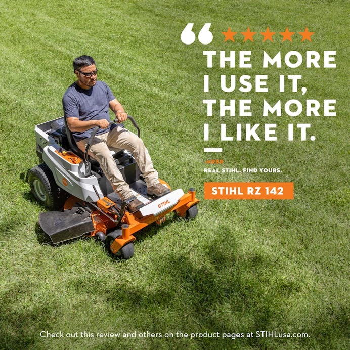 Stihl RZ142 Lawn Mower Bundle + Trimmer FS56+ Blower BG50