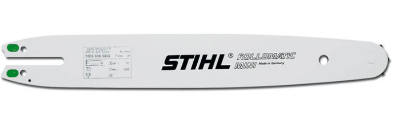STIHL 12" Rollomatic E Mini Guide Bar – 1/4" Pitch, .043" Gauge – Model# 3005 008 3405