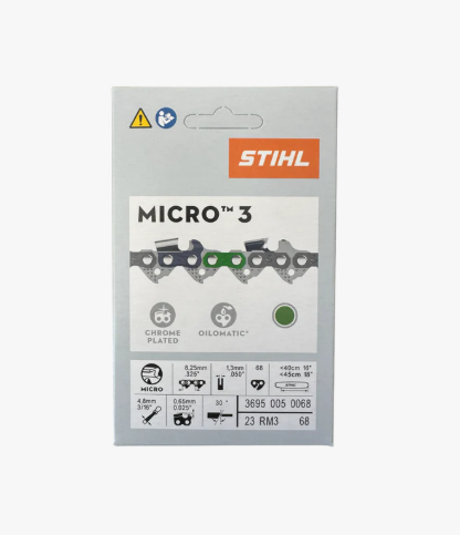 3695 005 0068 – STIHL 18" Pro Saw Chain, .325" Pitch, .050" Gauge, 68 Drive Links