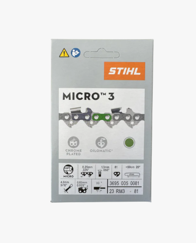3695 005 0081 – STIHL 20" Pro Saw Chain, .325" Pitch, .050" Gauge, 81 Drive Links