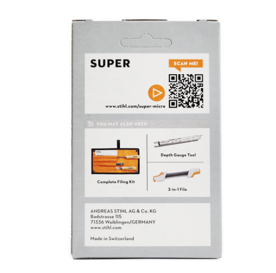 3639 005 0074 STIHL 26RS Saw Chain – .325” Pitch, .063” Gauge, 74 Drive Links (20”)