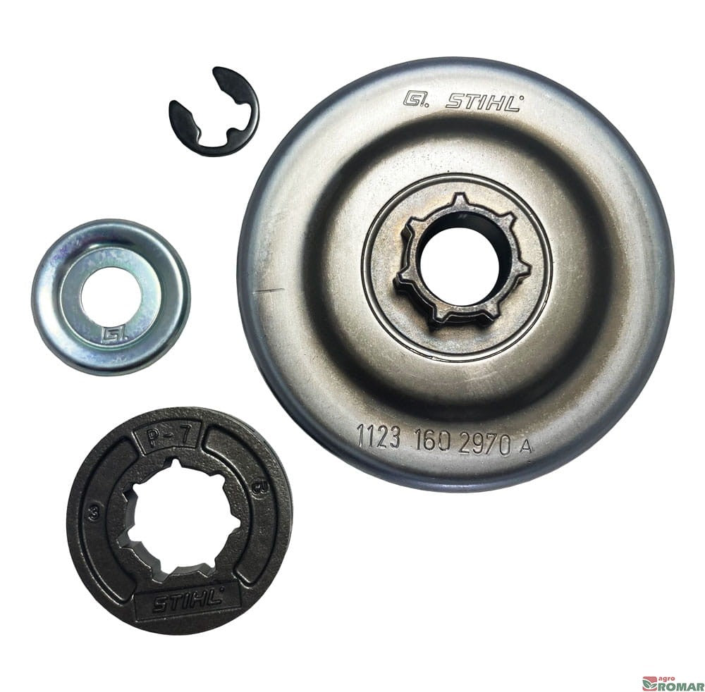 1123 007 1030 – Rim Sprocket Kit 3/8" Picco 7T (Genuine STIHL OEM Part)