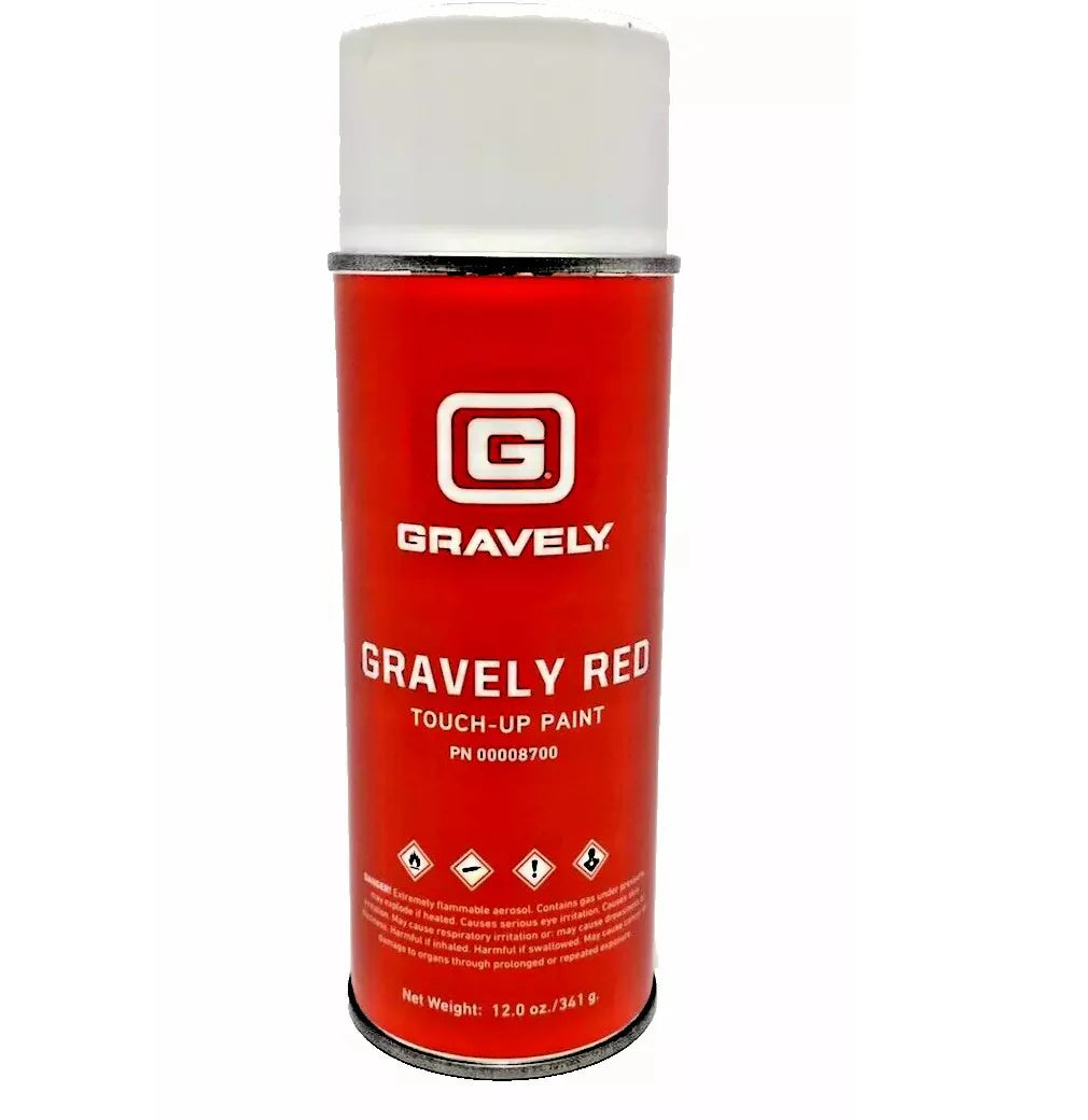 00008700 – GRAVELY® Red Spray Paint - ⚠️ Hazardous Material – In