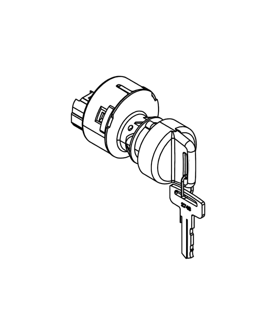 52420025 – Wright Sealed Ignition Switch with Bell Key (OEM-Spec)