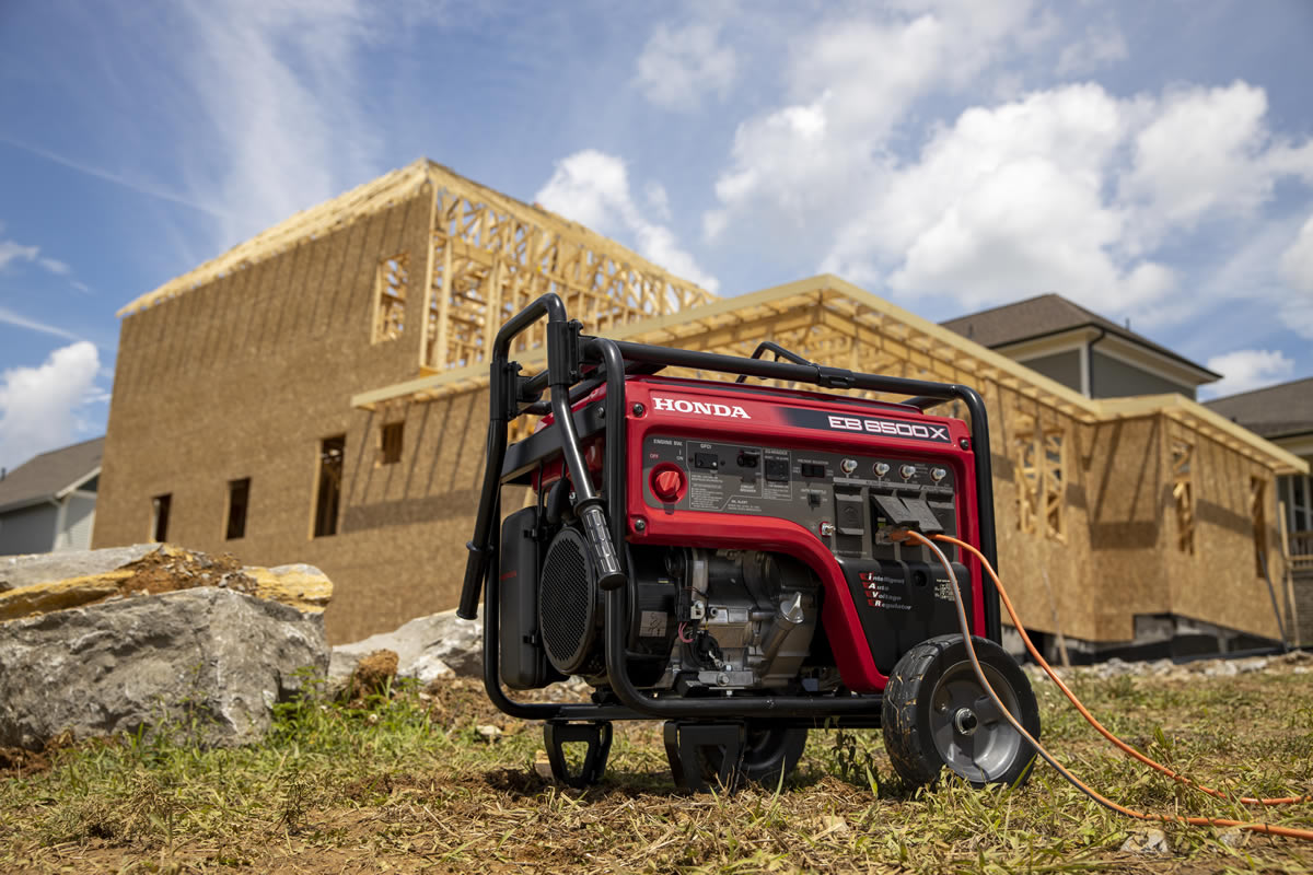 Honda EB6500 Generator – 6500W Industrial Portable Gas Generator | GX390 Engine | OSHA-Compliant