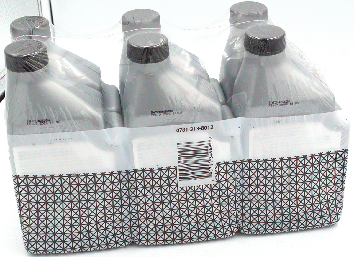 0781 313 8012 – STIHL HP Ultra 2-Cycle Engine Oil, 5 Gallon (Gray Bottle) – 6 Pack