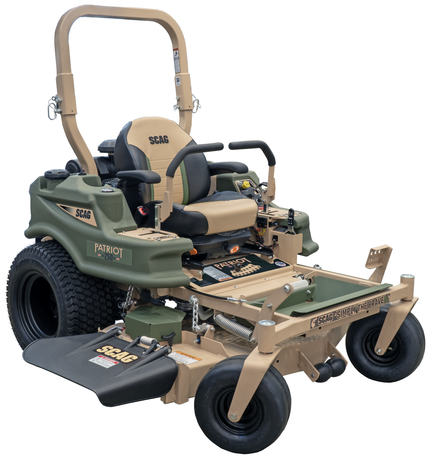 SPZ52H-22FXT - SCAG PATRIOT MILITARY SIMPLY THE BRAVE 52"DECK