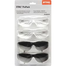 7010 884 0315 – STIHL Pro Pack Safety Glasses (4-Pack Assortment)