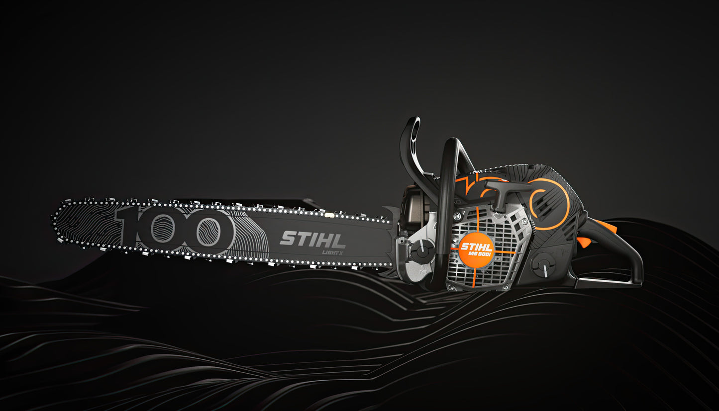 STIHL MS 500i C-E Centennial Edition 25" Chainsaw – Limited 100th Anniversary Edition