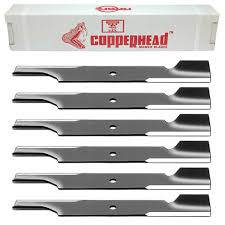 133-2175 – Toro Hi-Flow Rotary Mower Blades, 18.0 Inch (6-Pack) for 52-Inch Deck (Genuine Toro OEM Part)