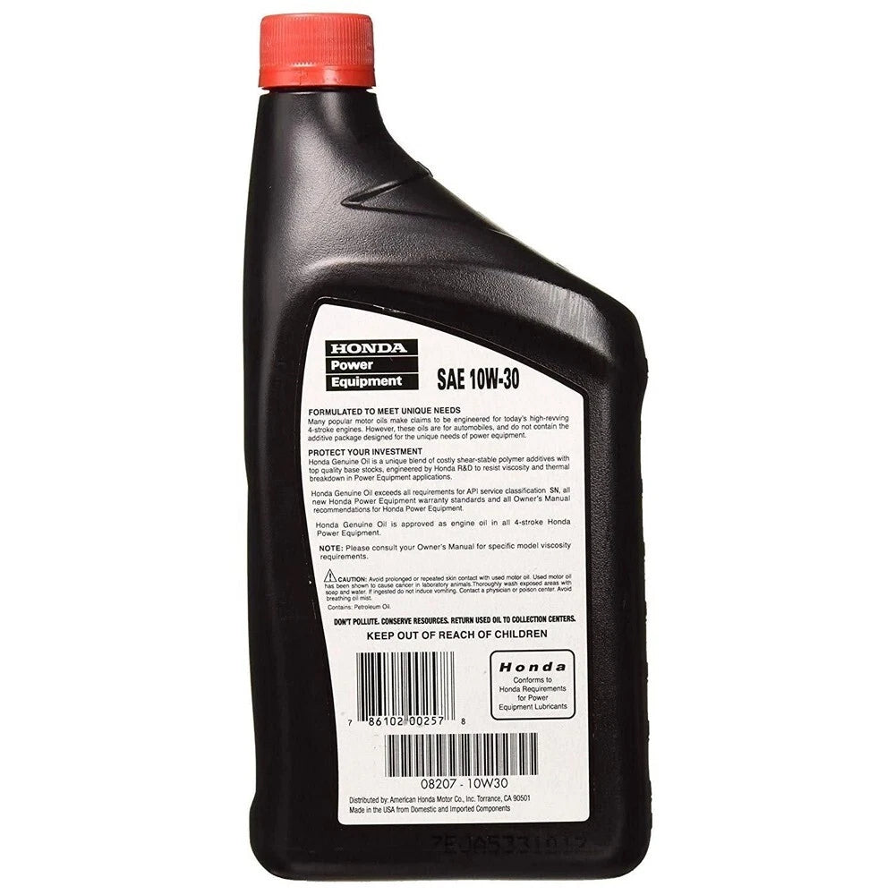Honda 08232-H99-KEJA1 Engine Oil 10W-30 | Genuine OEM Honda 4-Cycle Engine Oil