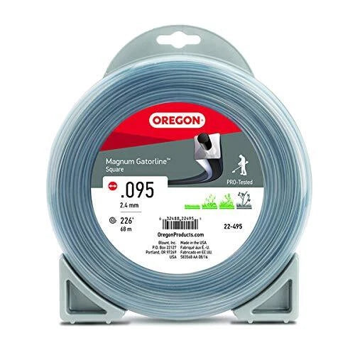 22-495 – Square Magnum Gatorline .095 Trimmer Line (1 lb Donut)