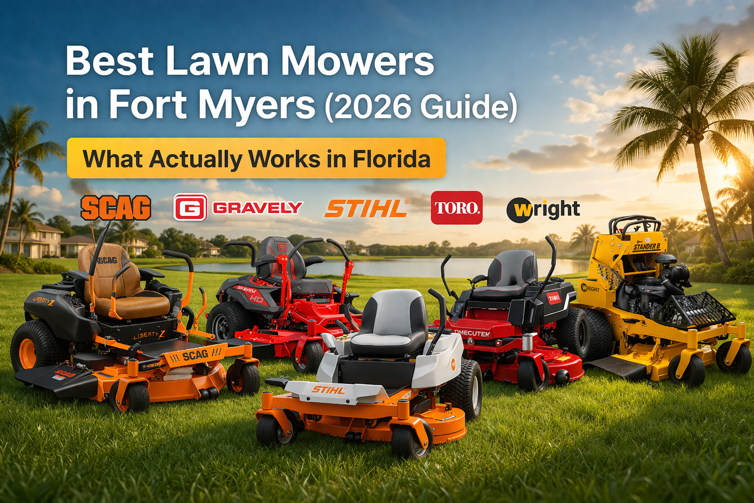 Best Lawn Mowers in Fort Myers (2026 Guide) – What Actually Works in Florida