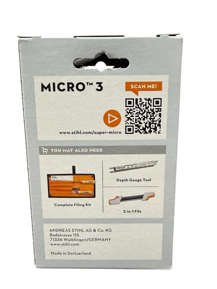 3695 005 0068 Stihl 23RM3 Rapid Micro .325" Chainsaw Chain — 68 Drive Links Semi-Chisel Genuine OEM Part