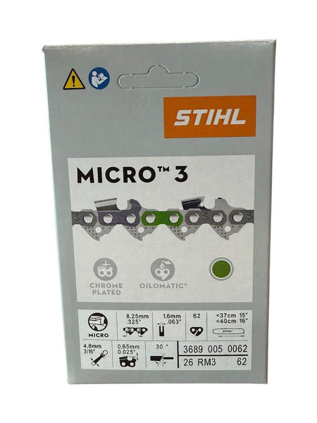3689 005 0062 Stihl 26RM3 Rapid Micro .325
