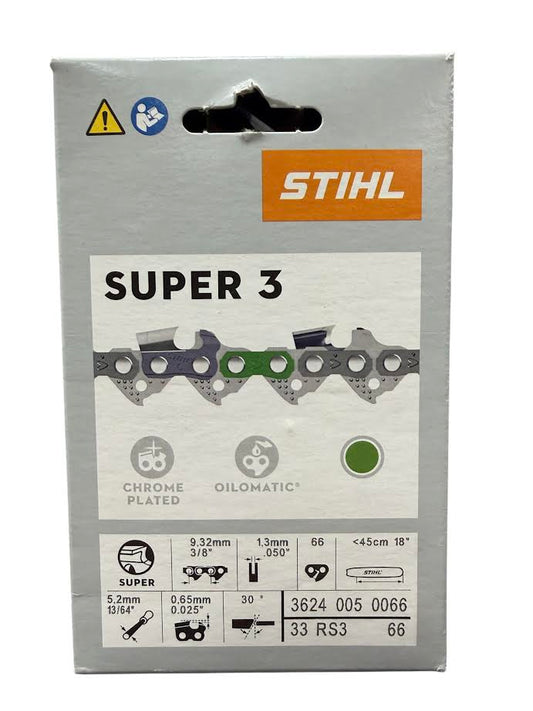 3624 005 0066 Stihl Rapid 18" Chainsaw Chain — 66 Drive Links Genuine OEM Part