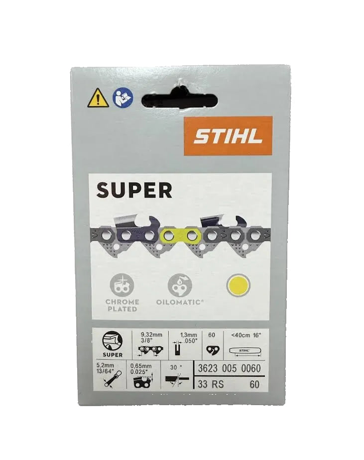 3623 005 0060 Stihl 33RS 16" Chainsaw Chain — 60 Drive Links Rapid™ Super Genuine OEM Part