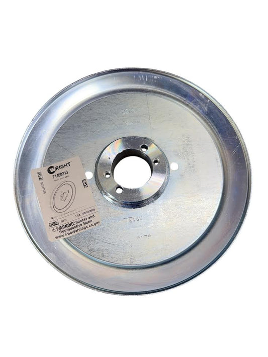 71460213 – Pulley, Deep, Single Split, B Section, H Bushing x 9-1/8" – Wright® (Genuine OEM Part)