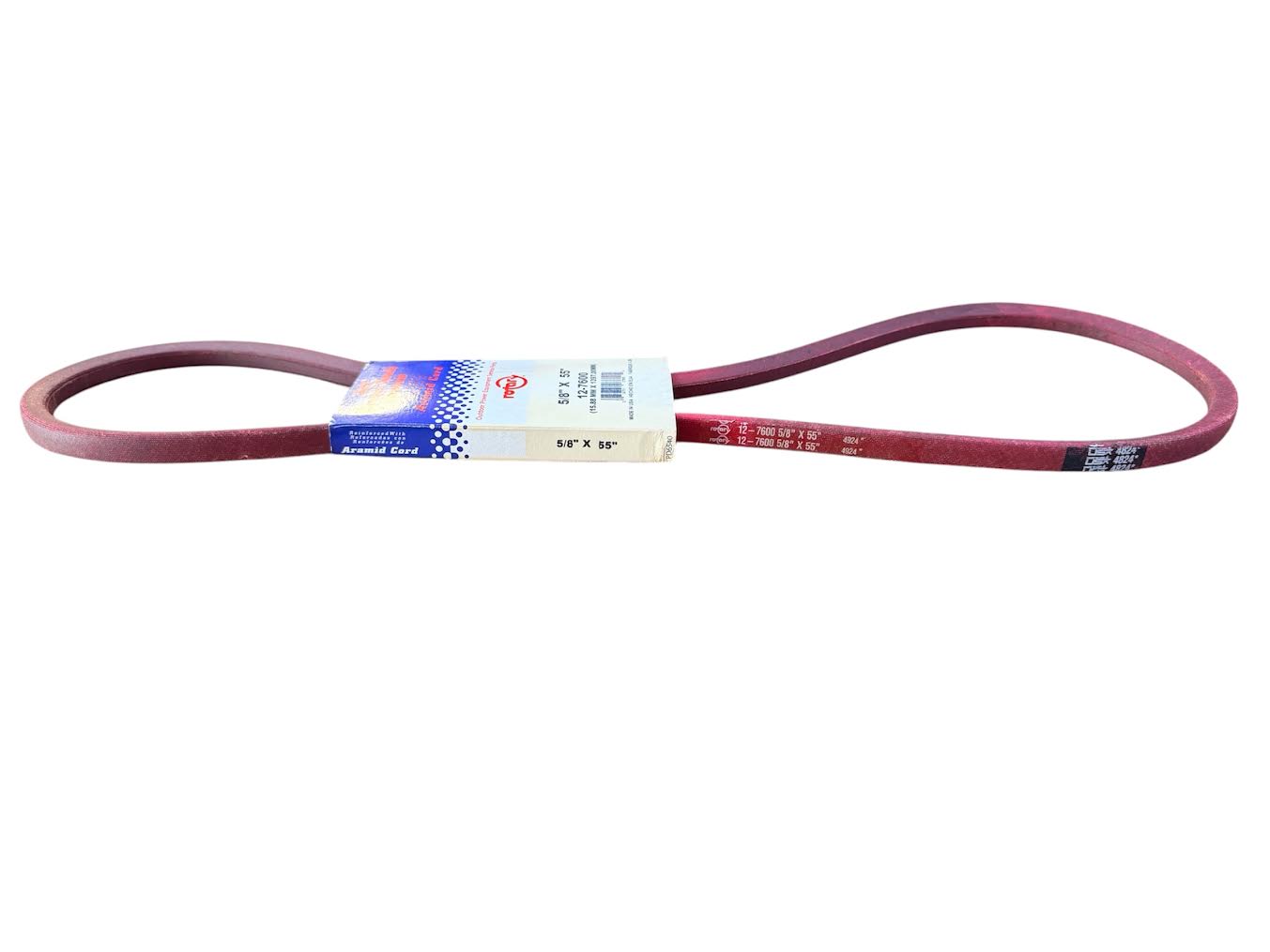7600 – Aramid Drive Belt 5/8" x 55" Rotary® (OEM Replacement Part)