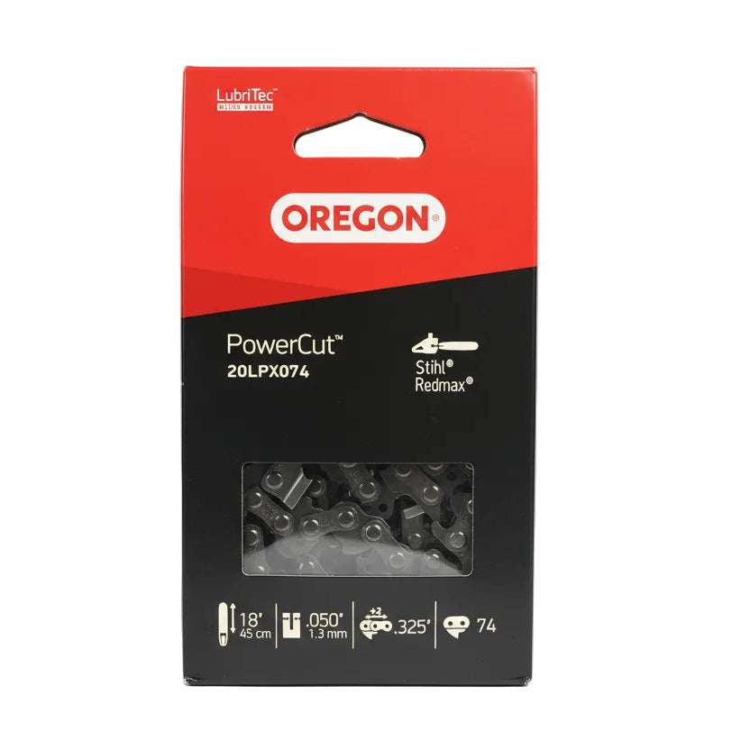 20LPX074G Oregon 18″ .325″ .050″ .074 Gauge Saw Chain – OEM Replacement