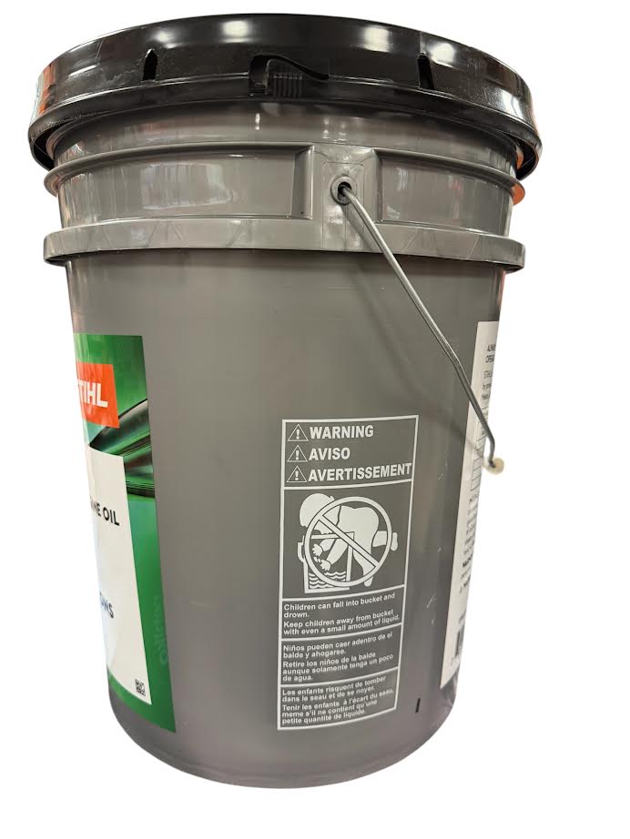 0781 313 8016 – Mix Oil, 5 Gallon Pail, Grey Bucket – STIHL Genuine OEM