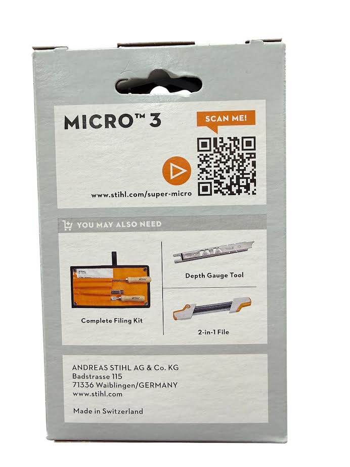 3670 005 0072 Stihl 71PM3 Picco Micro 3 Chainsaw Chain — 72 Drive Links Semi-Chisel Genuine OEM Part