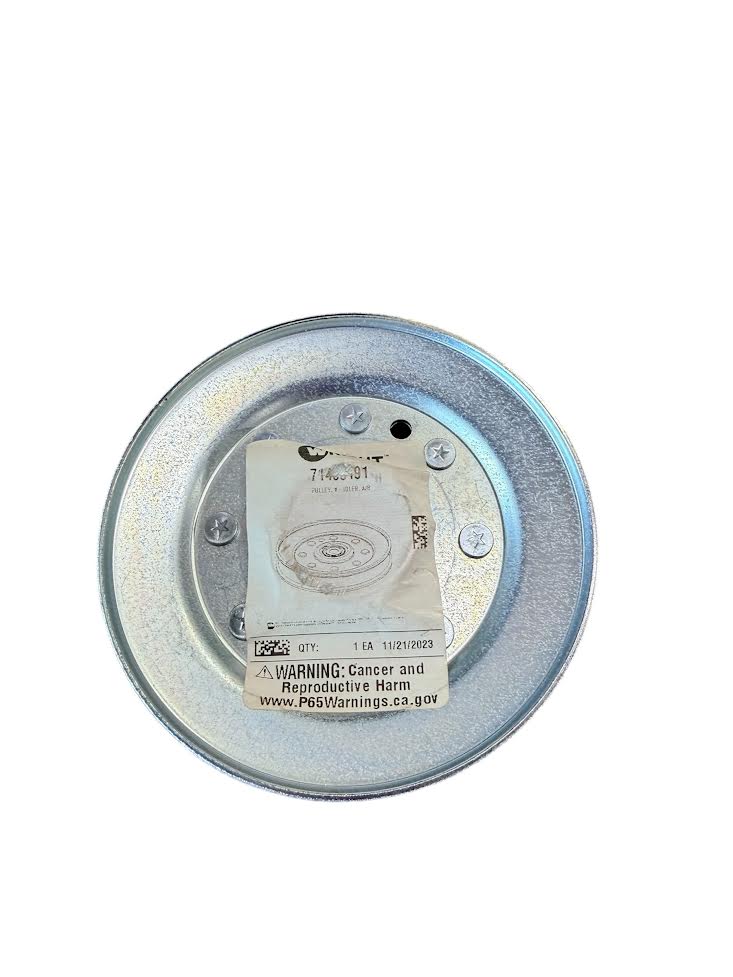 71460191 – Pulley, V-Idler, A/B Groove, 5" OD x 3/8" Bore – Wright® (Genuine OEM Part)