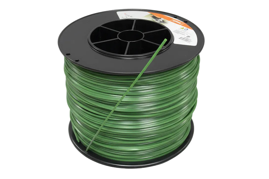 0000 930 2627 – STIHL® Square Trimmer Line (.105") – 2.7 mm x 347 m – Dark Green – 5 lb Spool (Genuine OEM)