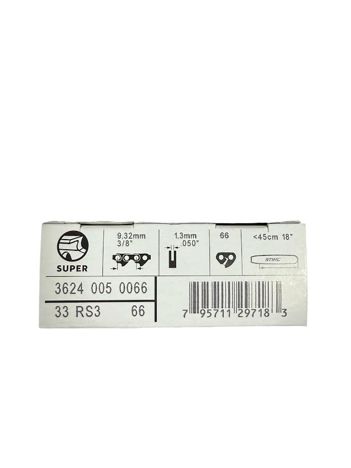 3624 005 0066 Stihl Rapid 18" Chainsaw Chain — 66 Drive Links Genuine OEM Part