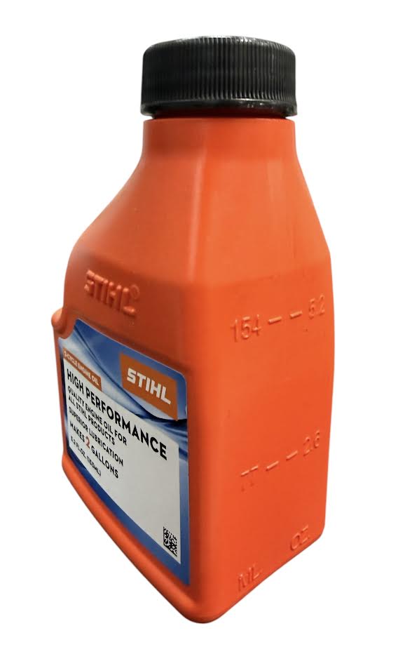 0781 319 8049 – 2-Cycle Engine Oil, 5.2 oz, Makes 2 Gallons, Orange Bottle – STIHL Genuine OEM