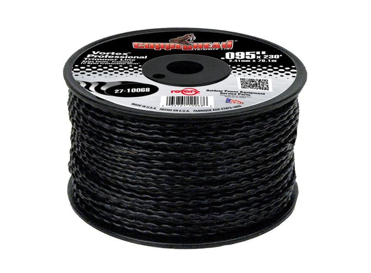 10068 – Rotary Vortex Trimmer Line .095" Black Small Spool