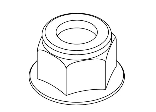 12990076 NUT, FLANGED NYLOCK, 1/2-13