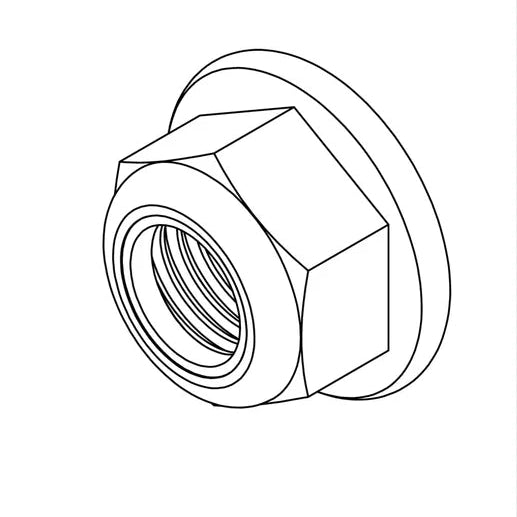 12990077 – Flanged Nylock Nut 3/4-10 Z5